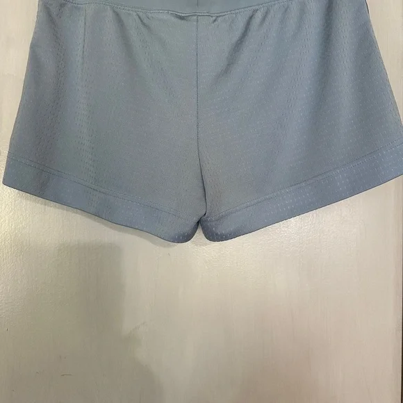 Nike Shorts Sky Blue With Navy & White Stripes - Picture 4 of 5